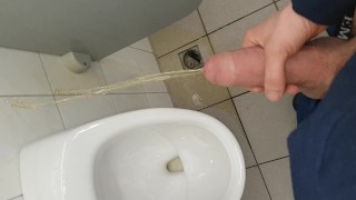 Once More Urinating And Cumming In Public Restrooms