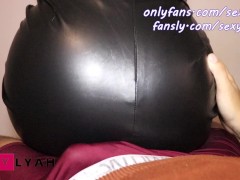 Hot Lap Dance wearing my Leather Pencil Skirt