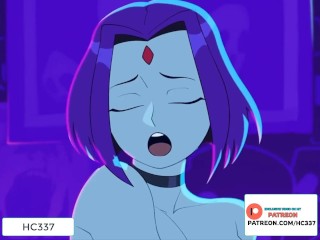 Beast Boy And Raven  Hottest Fucking And Creampie | Teet Titans Hentai Animation 4K 60Fps Video