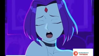 Terai Animation In 4K 60 Frames Per Second Featuring The Sexiest Fucking Scene Between Beast Boy And Raven