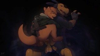 Space Breeder - Furry Yiff Hentai Animation by Zonkpunch
