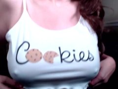 Beautiful MILF and Cookies Big Boobies