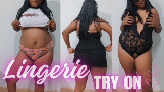 Une fille très sauvage| Essayage de lingerie haul