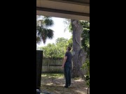 Preview 1 of Eclipse jerking outside (sex magic)
