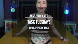 Uma tarefa chocante para vadias da dor - Instruções de CBT de áudio Femdom da Miss Faith Rae - HD 1080p MP4
