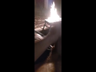 Late night fire Video