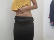 Preview 1 of Skinny Indian Camgirl With Puffy Nipples