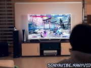 Preview 1 of 4K Street Fighter - Juri & Chun-Li Used And Fucked Gamer