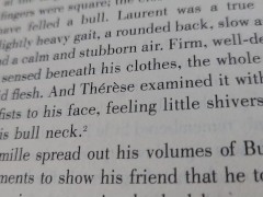 Reading Emile practicing reading aloud in nature