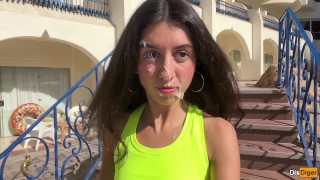After Working Out A Fit Girl Likes To Get Her Face Cumshot Walk Around With Cum And Fuck