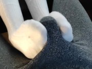 Preview 5 of SOCKJOB after Workout white ankle socks