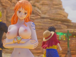 One Piece Odyssey Nude Mod Installed Game Play [part 16] Porn game play [18+] Sex game Video