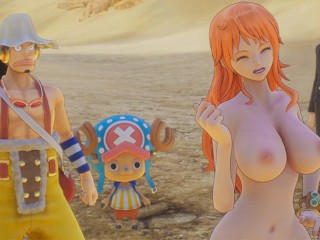 One Piece Odyssey Nude Mod Installed Game Play [part 19] Porn game play [18+] Sex game Video