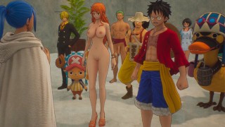 One Piece Odyssey Nude Mod Installed Game Play [part 21] Porn game play [18+] Sex game
