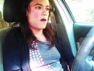 Дразню себя на шоссе