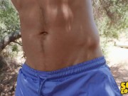 Preview 1 of SEAN CODY - Axel Rockham Is Not Shy To Get Playful And Flirtatious As He Hikes The Trail