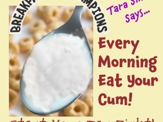 Breakfast Of Champions CEI Encouragement Daily Meditation Cum Eating Instruction Erotic Audio Fetish Video