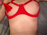Lovely blowjob with missionary sex