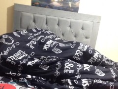 I fuck a chubby blonde in my bedroom