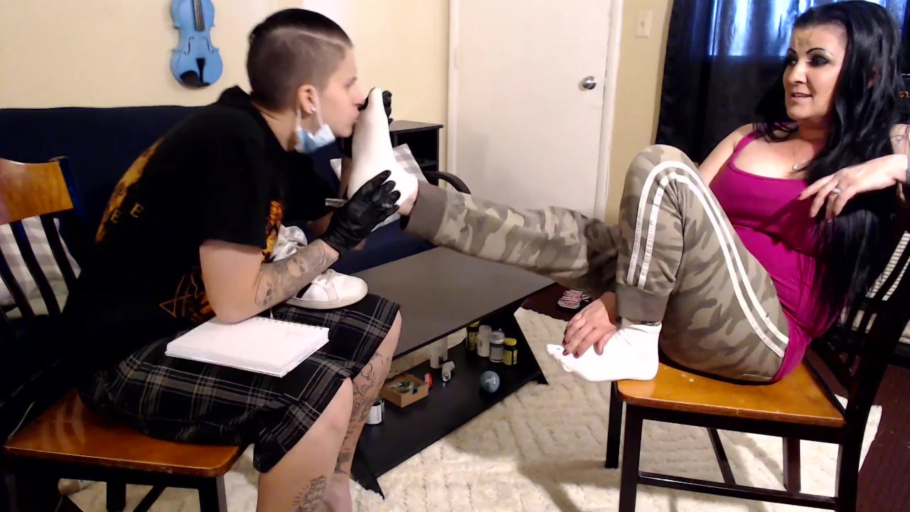 Rollenspiel Foot Doctor Inspektion stinkender Füße