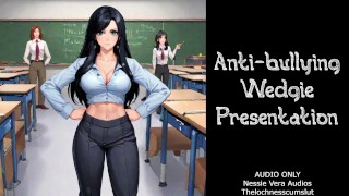 Anti-pestende wedgie presentatie | Audio rollenspel preview