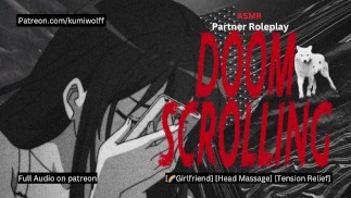 Doom Scrolling | Partner Roleplay [F4F] [Lesbian] [Soft Dom]