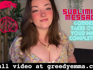 Subliminal Messages Goddess Takes Over Completely - TPE Mind Fuck Goddess Worship Humiliation Video