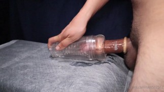 Solo Edging With My Fleshlight 🥵🥵 Three Cumshots