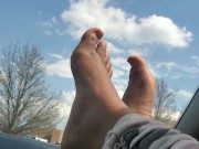 Preview 4 of Petite bare feet on a sunny day