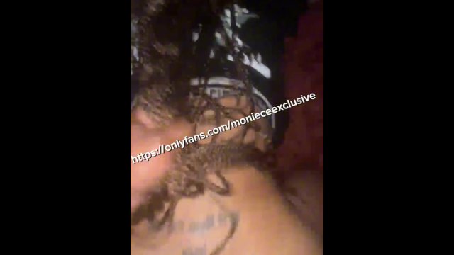 Black girl takes dick from the back
