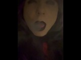 Vaping and playing with my sissy clitty for daddy