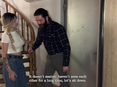 Сводная сестра предлагает заняться сексом после долгой разлуки, и впервые пробует анал - Screenshot 1 of 16 - Tattoo