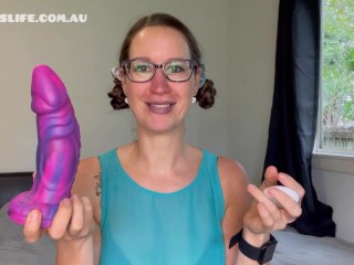 Hismith 8inch The Dream Sky Monster Series Suction Dildo SFW review Video