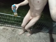 Preview 3 of Playing with piss, ass and cum in public