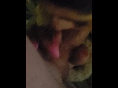 Wife sucks my cock in stairwell of hotel