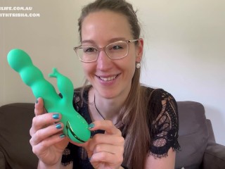 CalExotics Dreaming Sonoma Rabbit Vibrator SFW review - this one makes me squirt Video