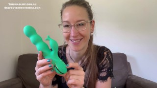 CalExotics Dreaming Sonoma Rabbit Vibrator SFW review - celui-ci me fait gicler