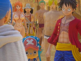 One Piece Odyssey Nude Mod Installed Game Play [part 24] Porn game play [18+] Sex game Video
