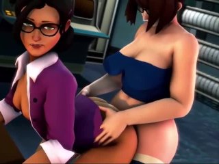 Mei Futa Futanari Anal Lesbian Huge Cumshot 3D Hentai Video