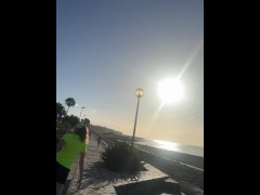 LittleFeet Piss On The Street Before Workout💦😈