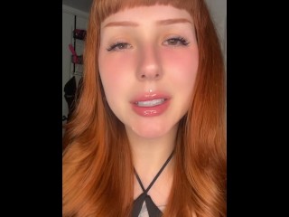 Cum to my face JOI cute girl Video