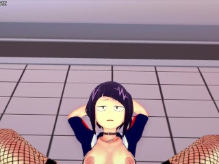 Kyoka Jiro Gives You a Footjob To Train Her Sexy Body! My Hero Academia Feet Hentai POV