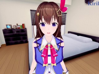 Tokino Sora and I have intense sex in the bedroom. - Hololive VTuber POV Hentai Video