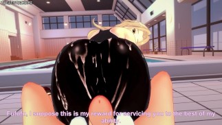 Trish Gives You a Footjob To Train Her Sexy Body! Devil May Cry Feet Hentai POV