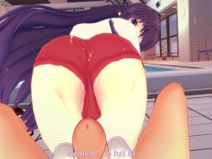 Yuri Gives You a Footjob To Train Her Sexy Body! Doki Doki Literature Club Feet Hentai POV