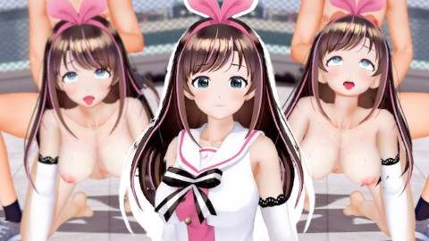 Kizuna AI трахнули раком и залили спермой