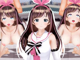 Kizuna AI Fucked in Doggy Style and Covered in Cum