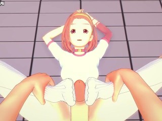 Reimi Gives You a Footjob To Train Her Sexy Body! JoJo's Bizarre Adventure Feet Hentai POV Video