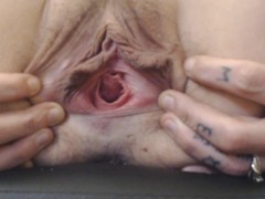 Abby's Gat Pussy Lips Gaping Stretching - Screenshot 6 of 16 - Fat Pussy
