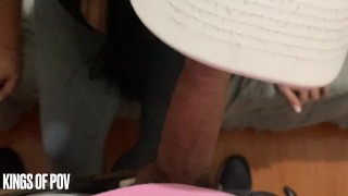 with this blowjob my girlfriend leaves me dry - Multi cum - Kings of pov